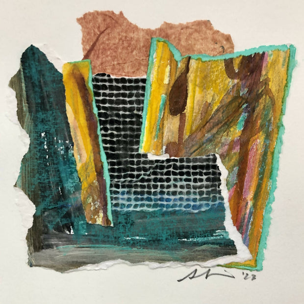 Small Abstract etching collage
