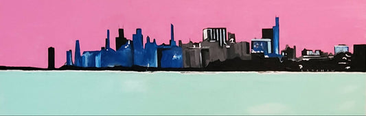 SERIES #8, 30-10: Chitown pink and green