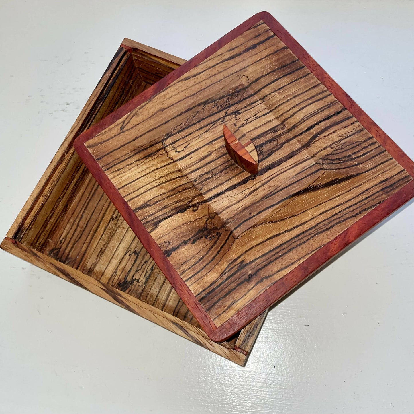 Zebrawood keepsake box