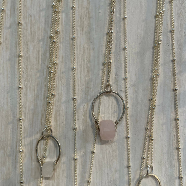 Get lucky Hand forged gold pendant - GLNKG