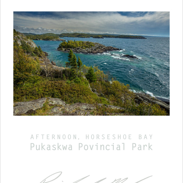 Sweetwater Seas Fine Art Poster - Lake Superior, Pukaskawa Provincial Park