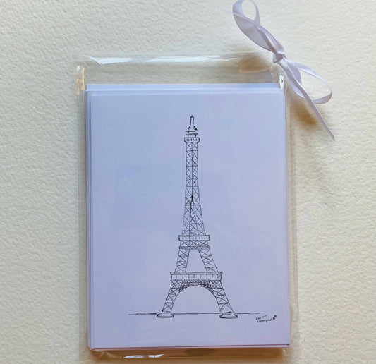 Large Notecards "La Tour Eiffel" by Katherine Orr
