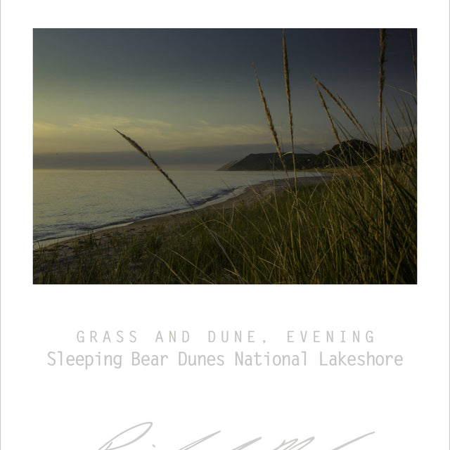 Sweetwater Seas Fine Art Poster - Lake Michigan, evening, Sleeping Bear Dunes NLS