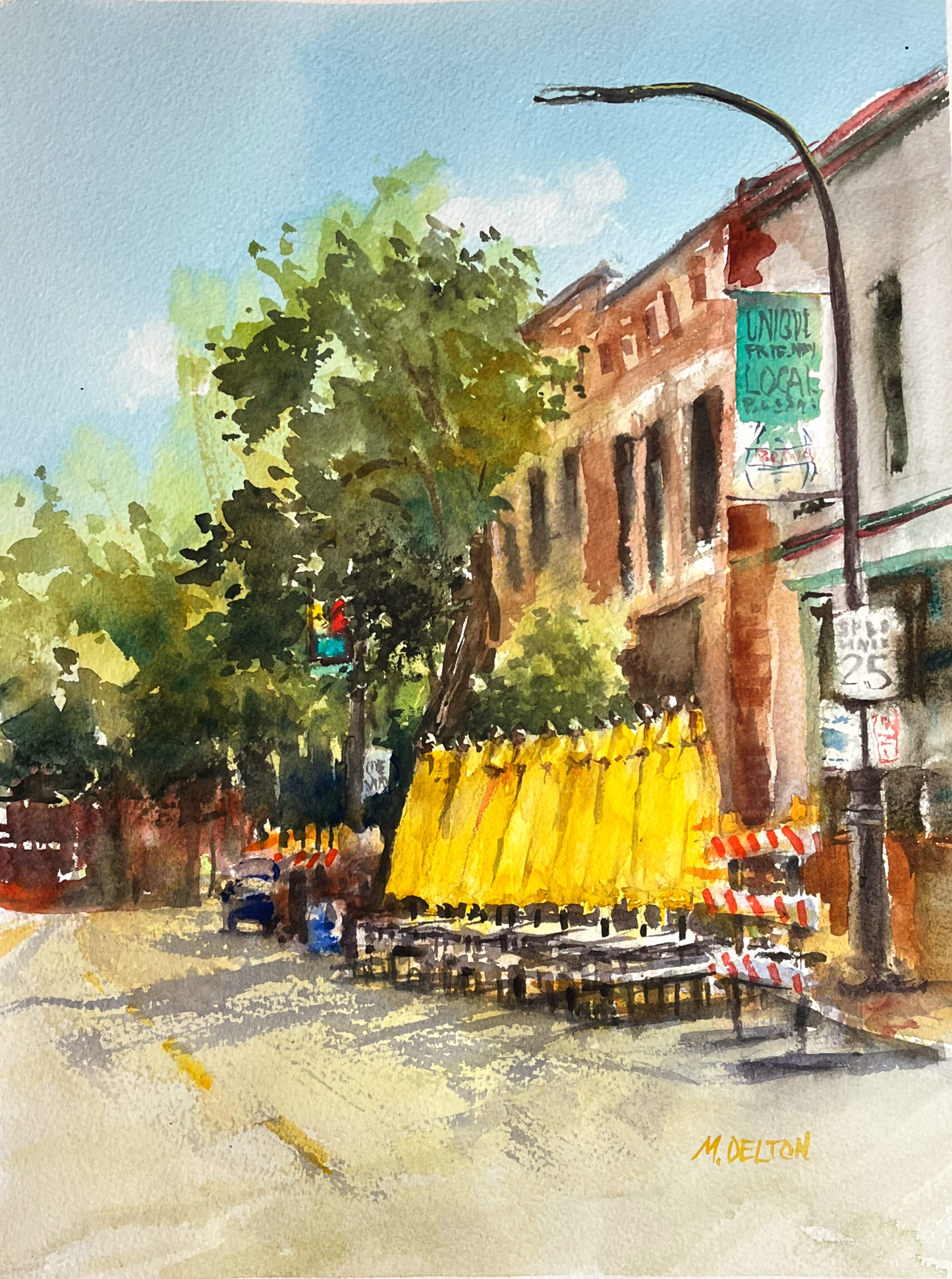 Yellow Umbrellas