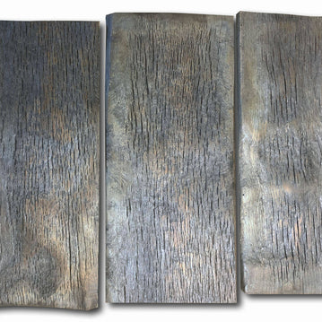Rustic wood hanging shelf
