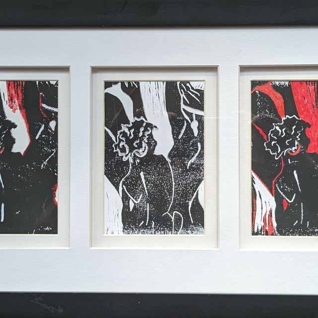 Ebony Women (three panel)