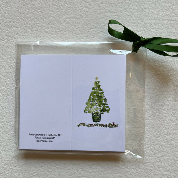 Small Giftcards "Starry Holiday" by Katherine Orr
