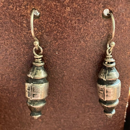 Vintage Silver Bead Earrings - RAJER