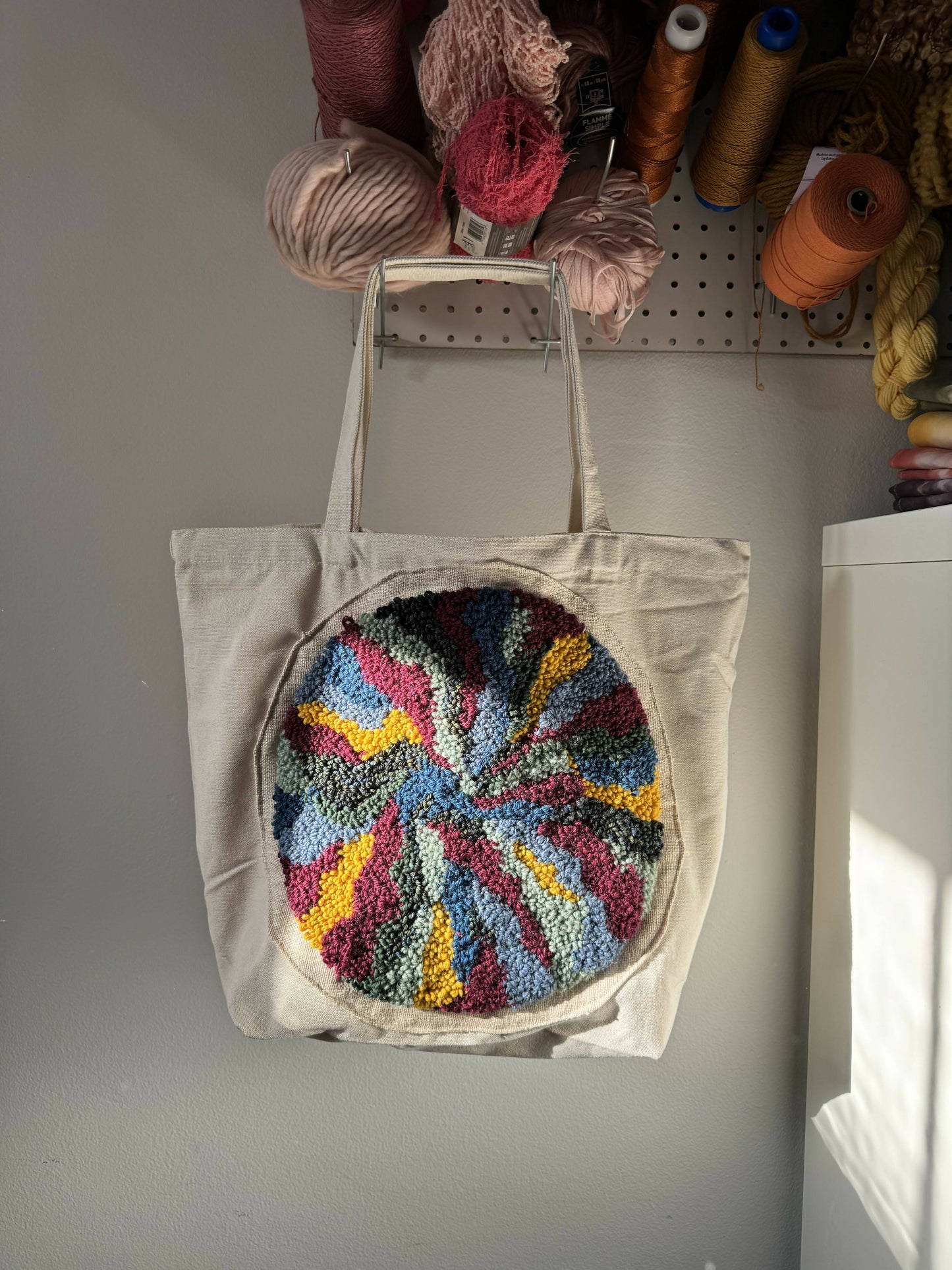 UNI Punch Needle Tote Bag