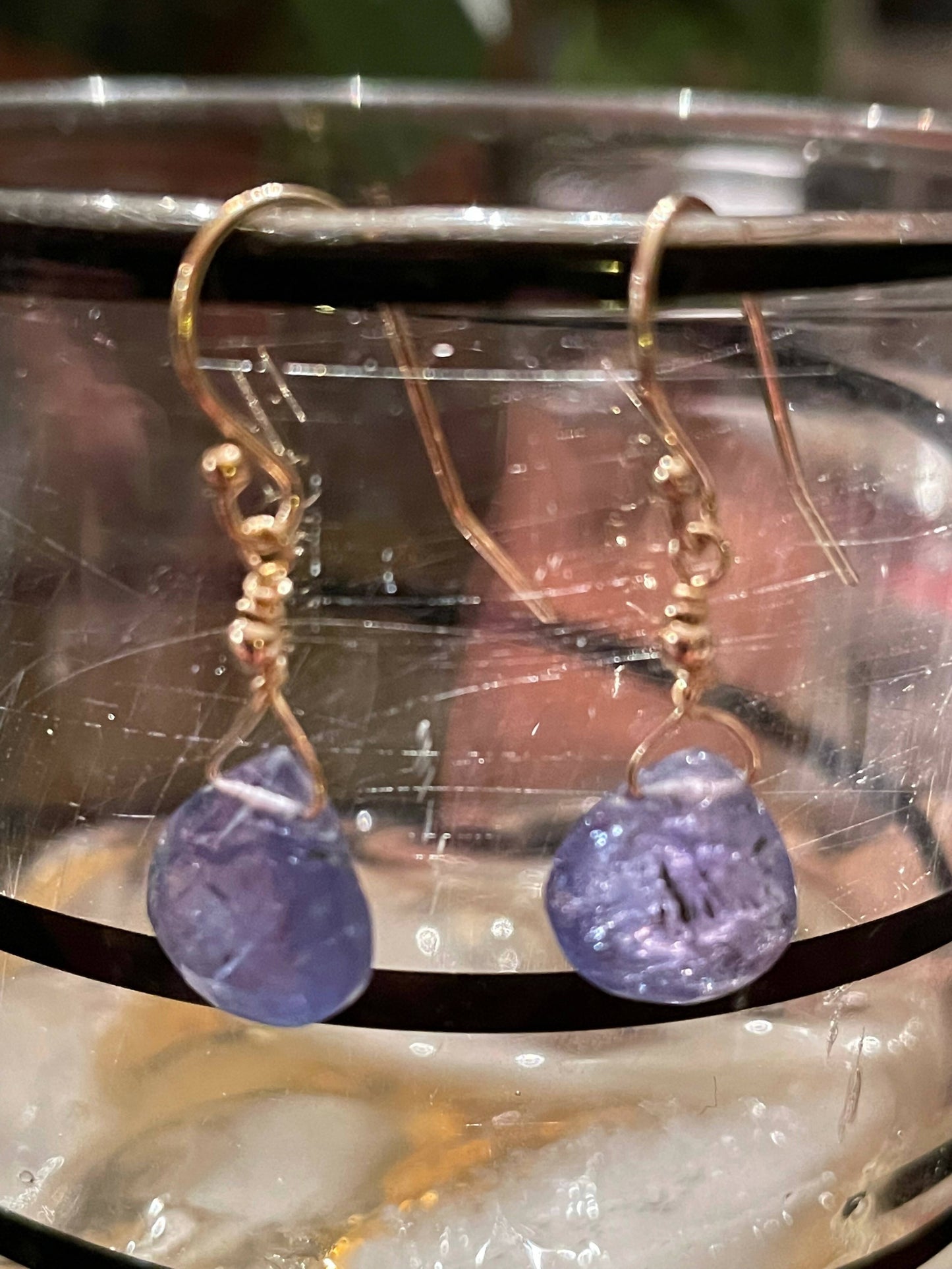 Drops of Goodness - Gemstone Earrings in gold - DOGERG