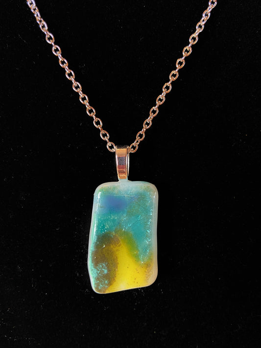 Glass Necklace 18”