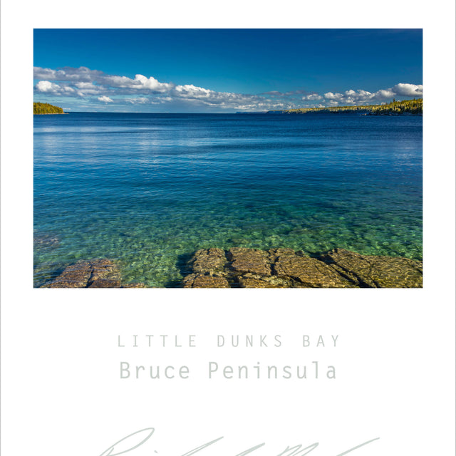 Sweetwater Seas Fine Art Poster - Lake Huron, Bruce Peninsula