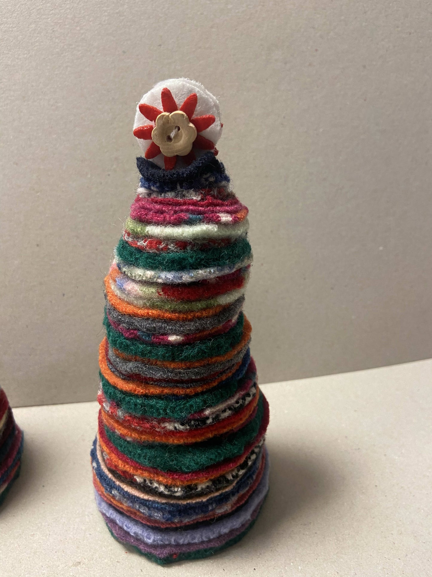 Medium Repurposed Sweater Felted Wool Tree