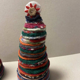 Medium Repurposed Sweater Felted Wool Tree