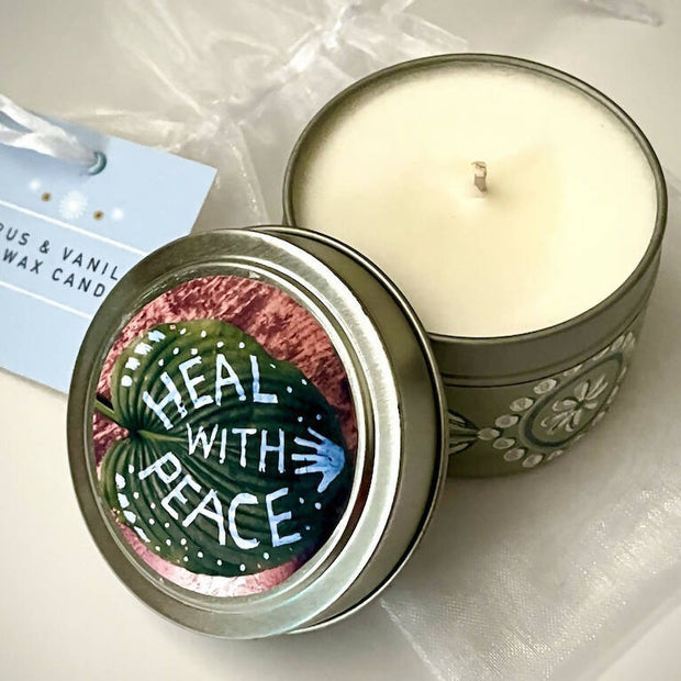 Heal with Peace 4.6 oz. Soy Wax Candles