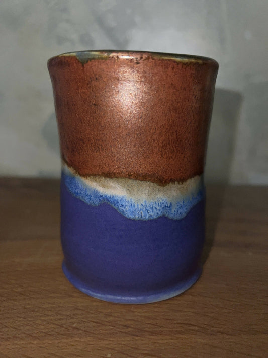 Copper & purple wine cups