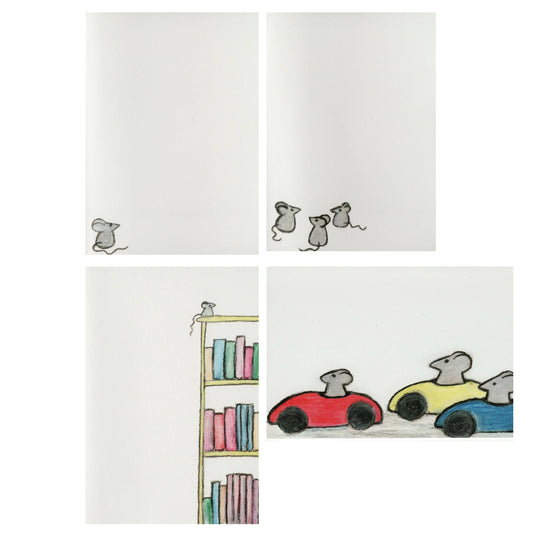 Marcel the Mouse Mixed Note Cards