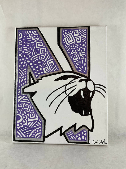 Northwestern Zentangle Canvas