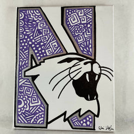 Northwestern Zentangle Canvas