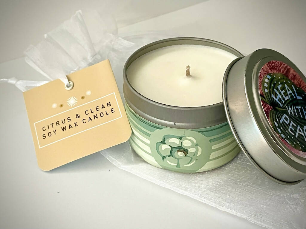 Heal with Peace 4.6 oz. Soy Wax Candles