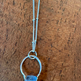 Get lucky -Hand forged Necklace -sterling silver - GLNKS