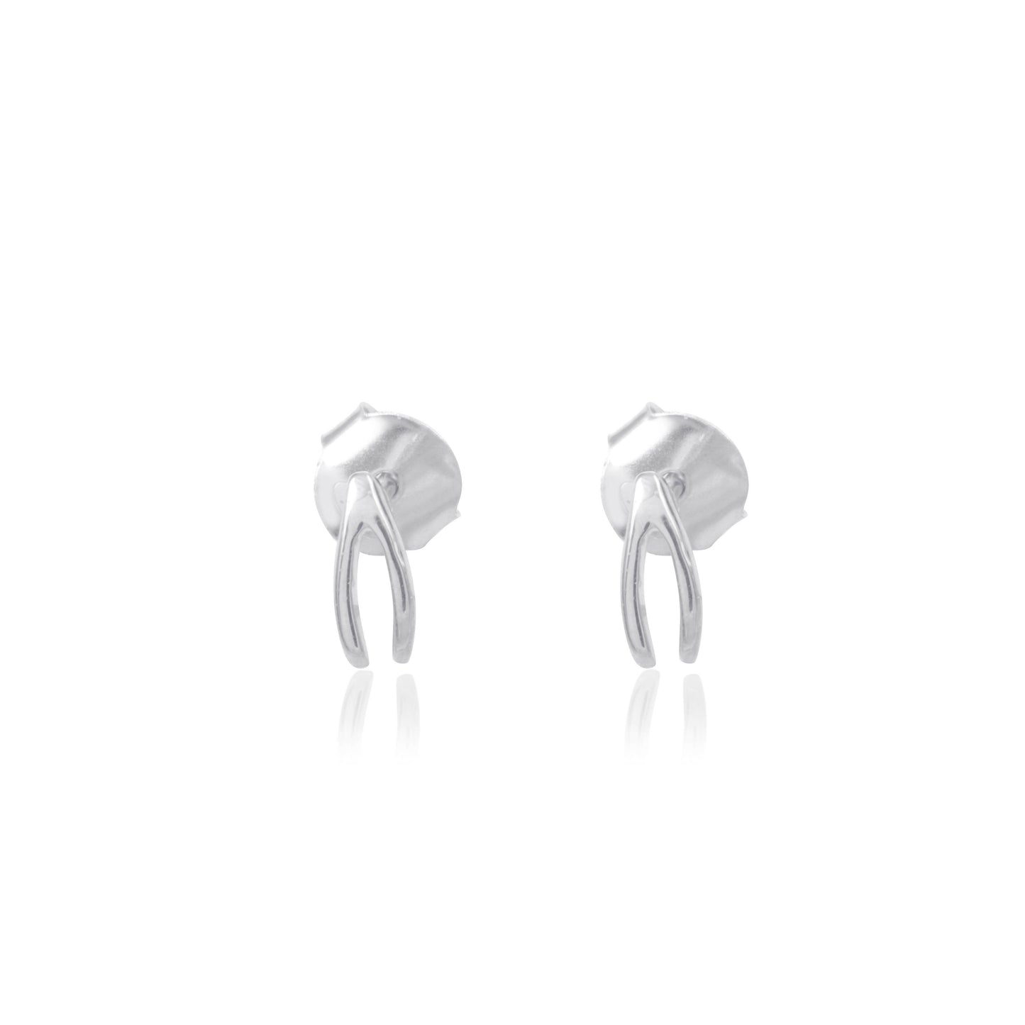 Sterling Silver Wishbone Earrings