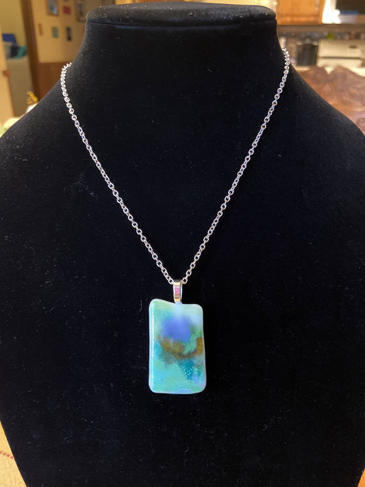 Glass Necklace 18”