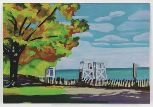 Lee Street Beach Fall Print