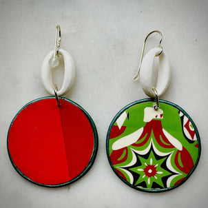 Re*Brew Statement Earrings / Holiday Dangle