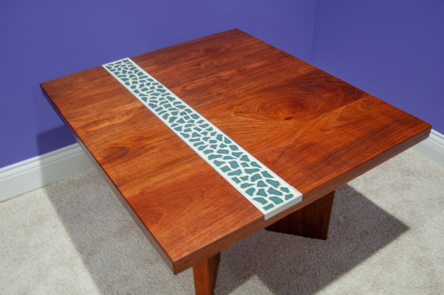 Jatoba Coffee Table with Mosaic