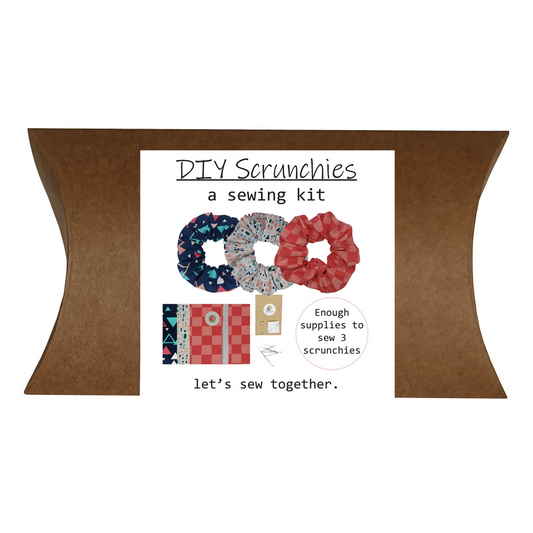 DIY Scrunchie Kit - Set of 3 - Pinks
