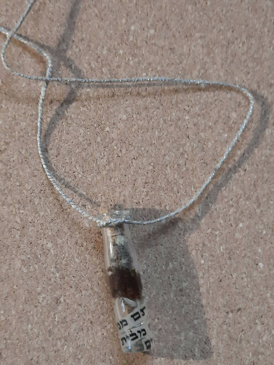 `Leaving toxicity behind’ intention meditation necklace