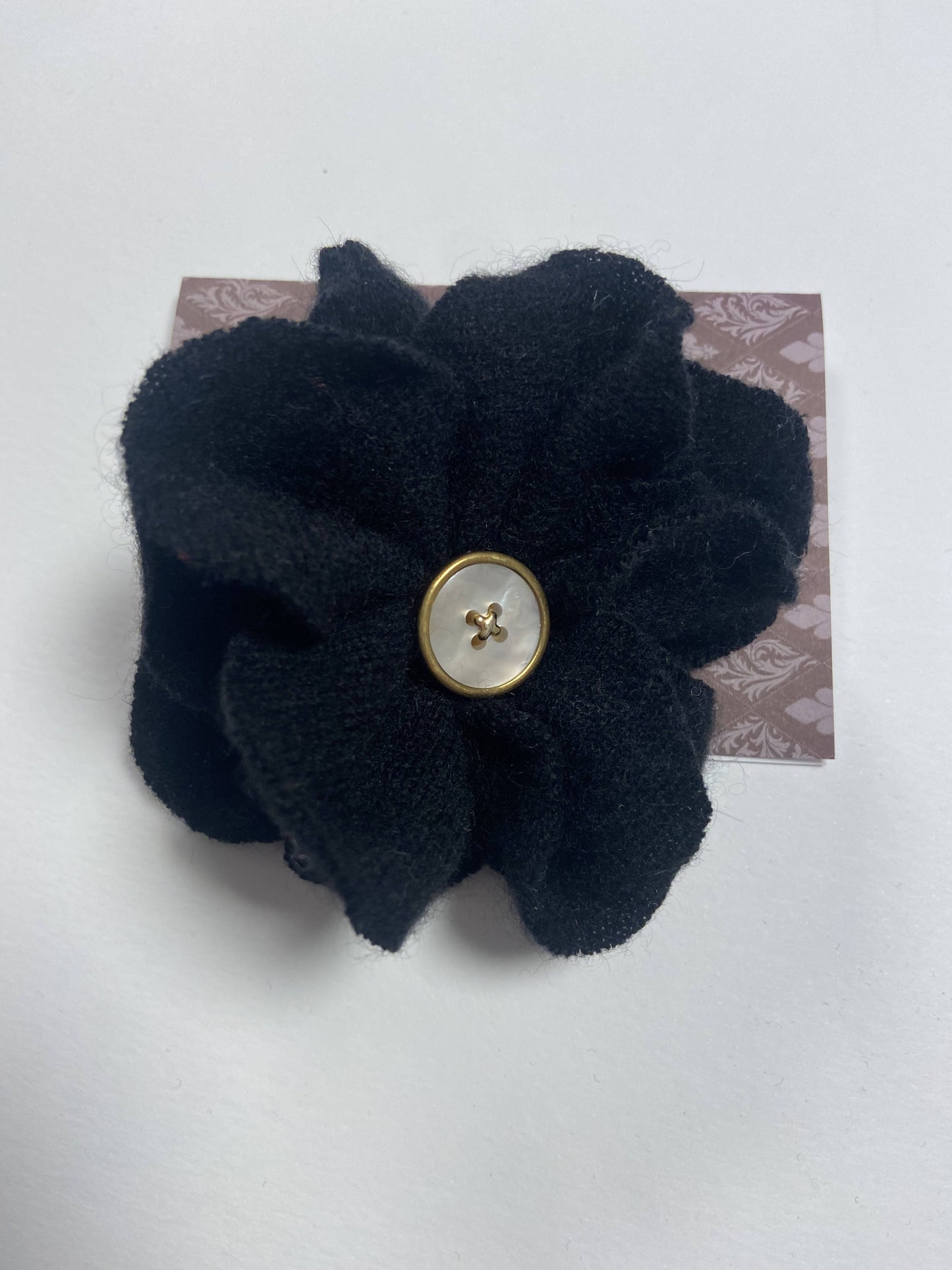 Repurposed Sweater Felted Wool Flower Brooch Pin