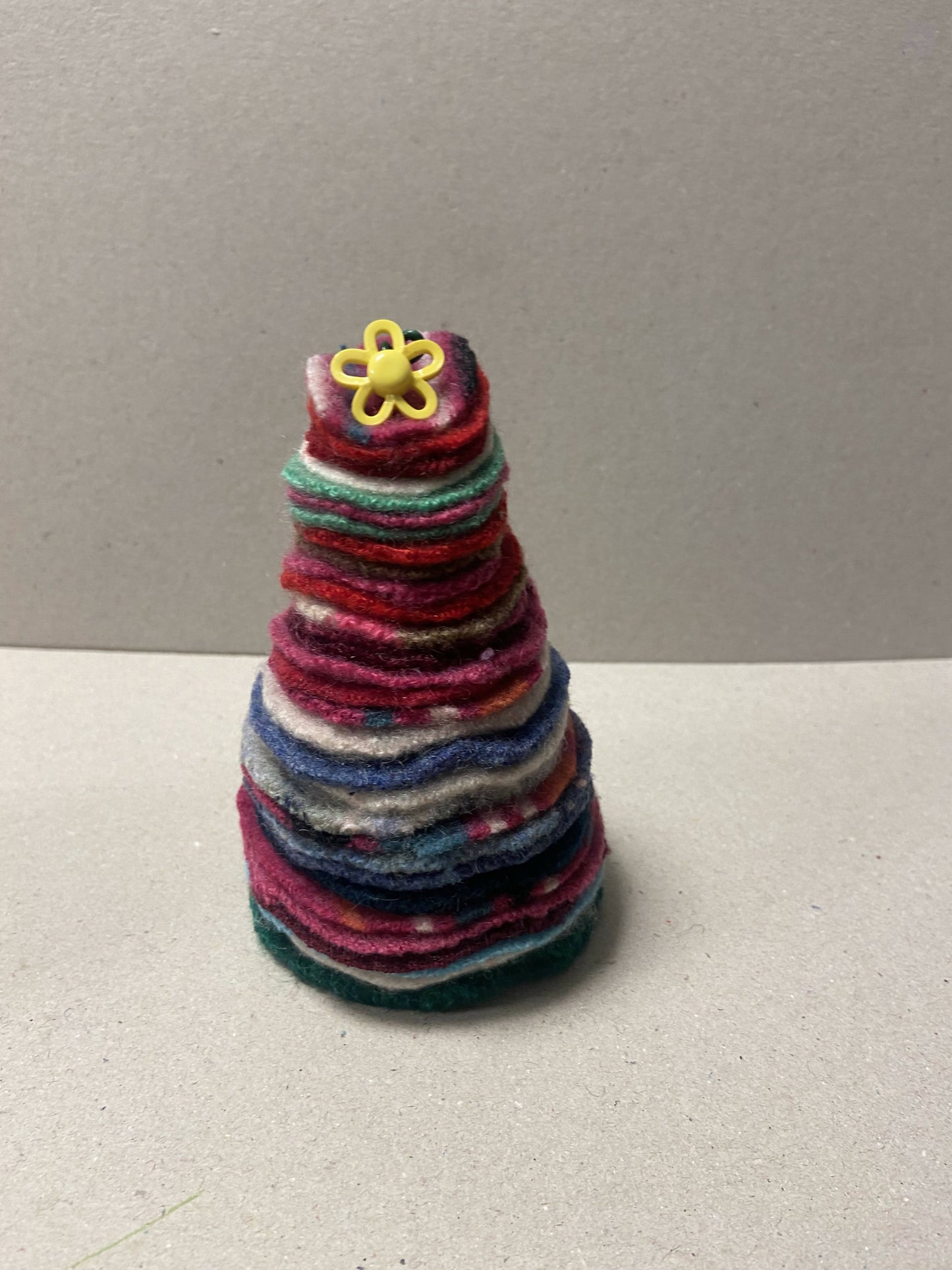 Small Repurposed Sweater Felted Wool Tree