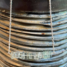 Sacred Lines Necklace Silver -SLNKS