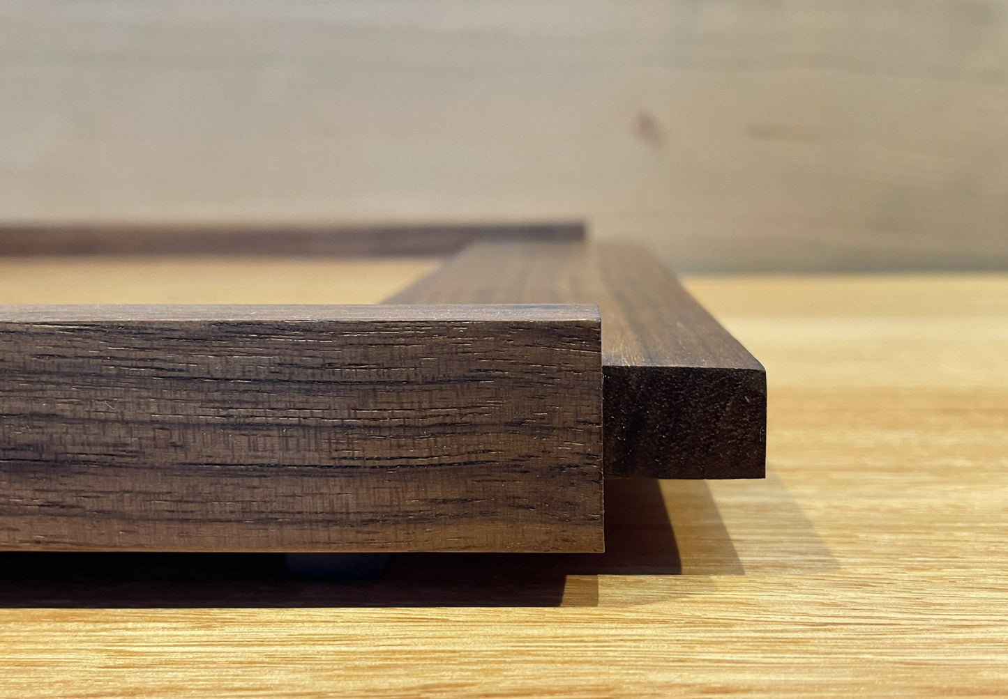 Serving Tray in Striped Zebrawood, Walnut and Cherry