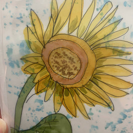 Set of 2 Notecards Assorted Alcohol Ink