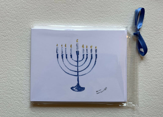 Large Notecards "Menorah" by Katherine Orr