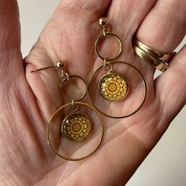 Chicago Cultural Center Dangle Earrings