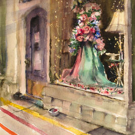 Pinks & Greens (4 Finches)