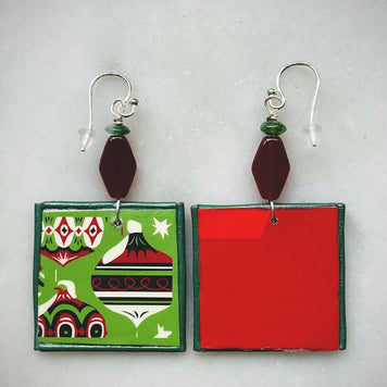 Re*Brew Statement Earrings / Holiday Dangle