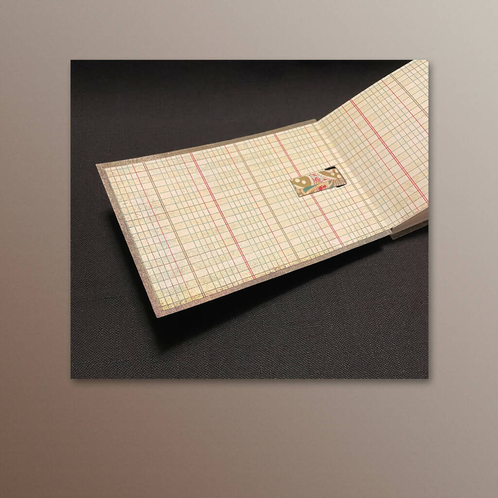 Handmade Book • Initial Letter Cover with Decorative Wrapping Tapes