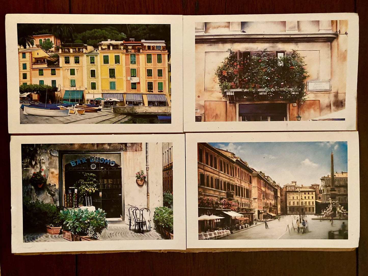Views of Italy - City scenes - notecard set
