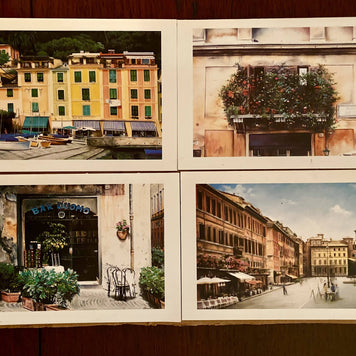 Views of Italy - City scenes - notecard set