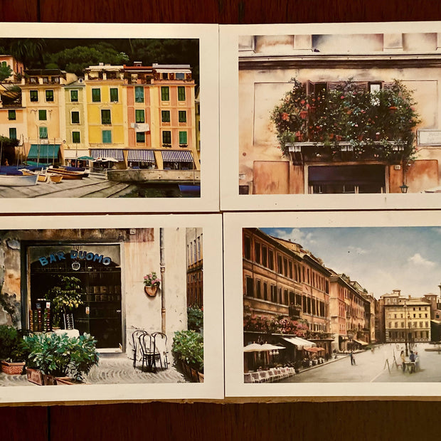 Views of Italy - City scenes - notecard set