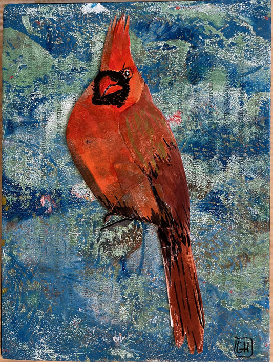Northern Cardinal Collage