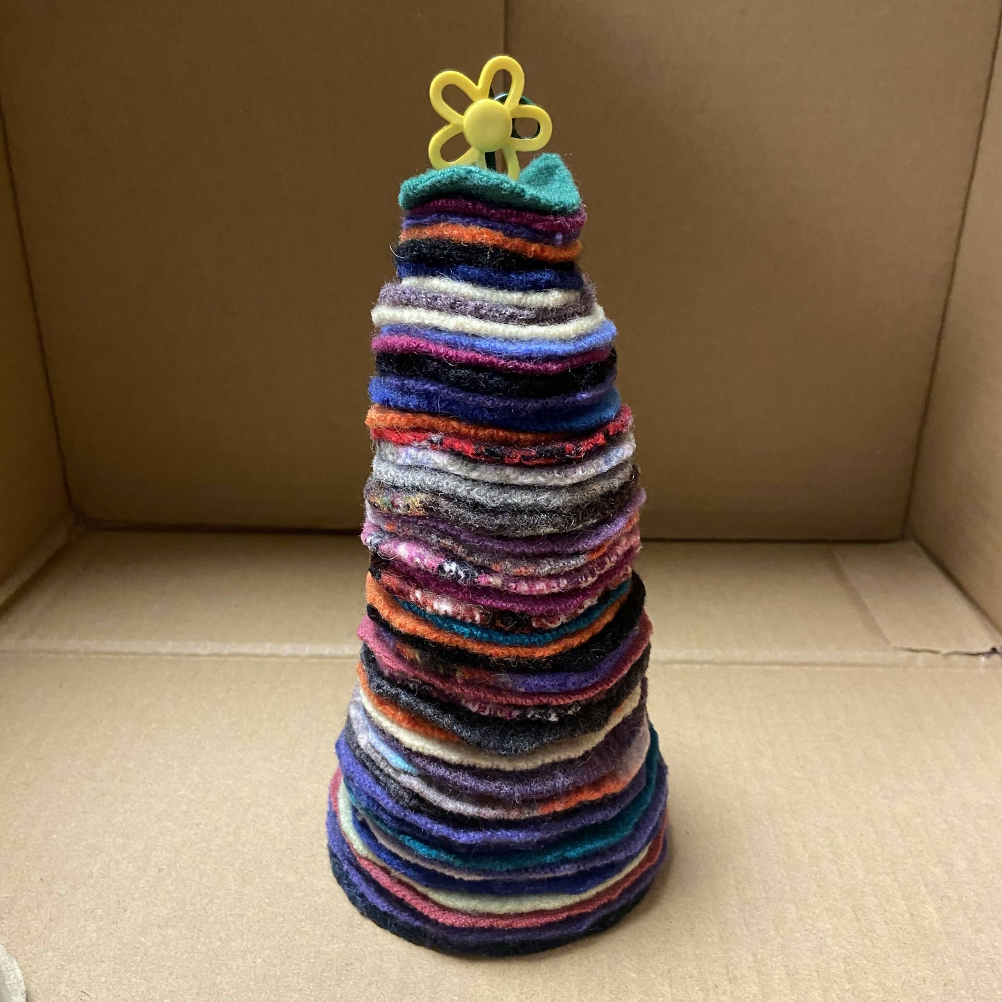 Repurposed Sweater Felted Wool Tree