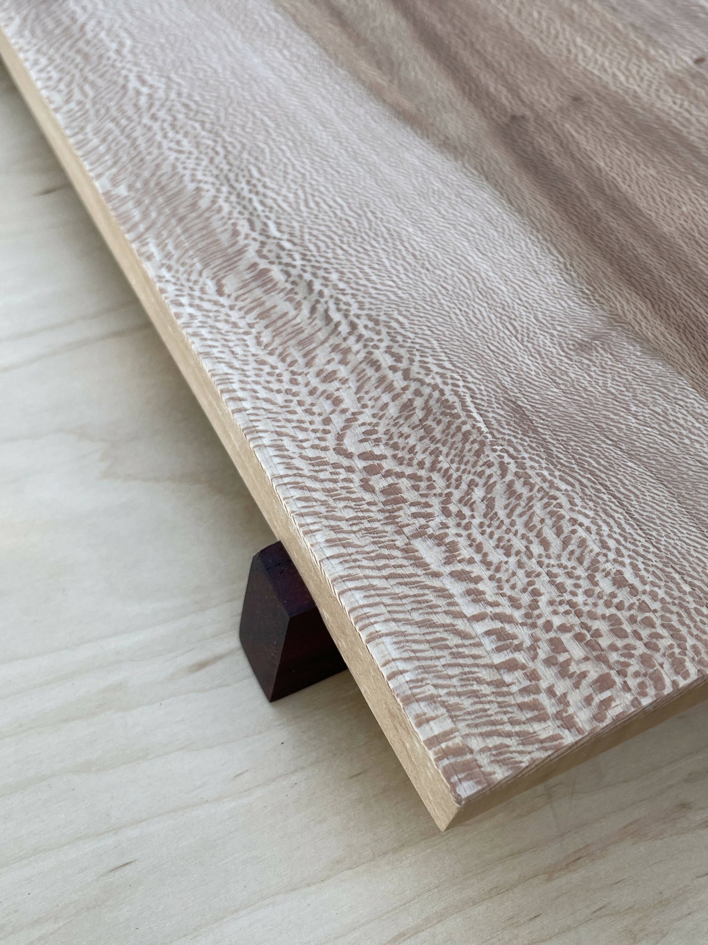 Quarter Sawn Sycamore Charcuterie Board with Floating Top