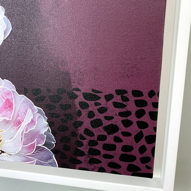 "She Grew" Float Framed Print on Canvas