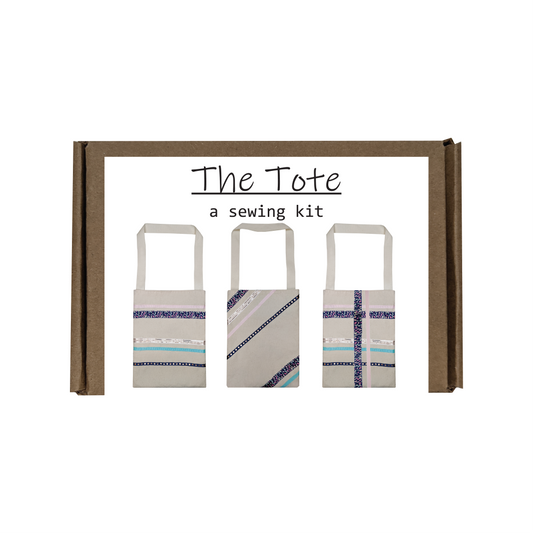 The Tote Sewing Kit - Blue